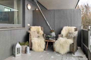 terrasse hivernale