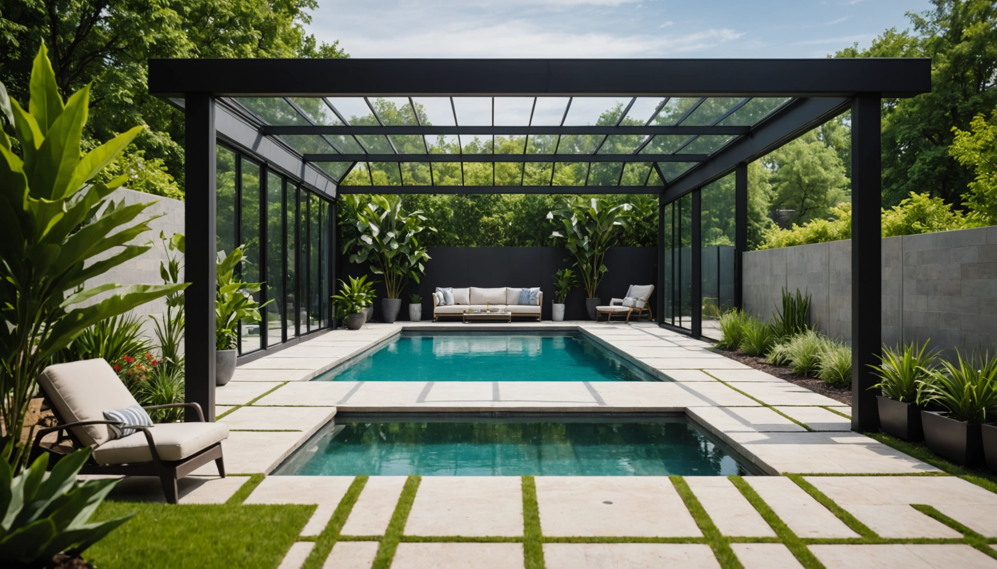 Comment un abri de piscine protège votre bassin toute l’année