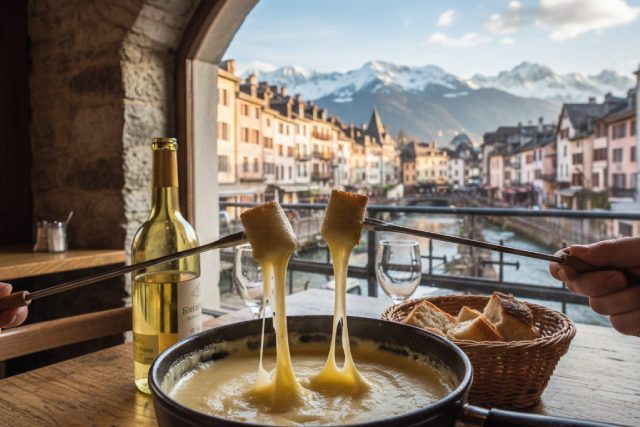 une fondue savoyarde
